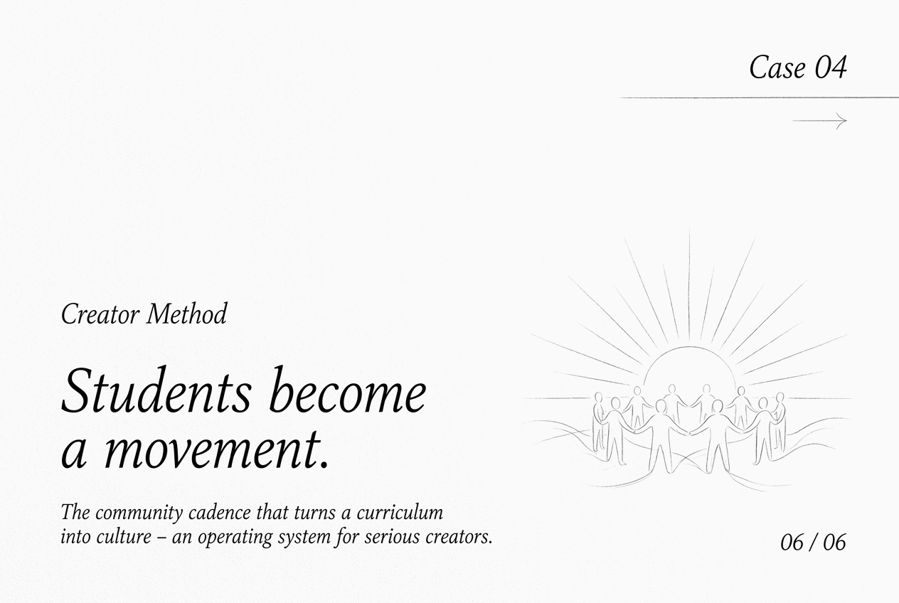 Creator Method — the leash, cut